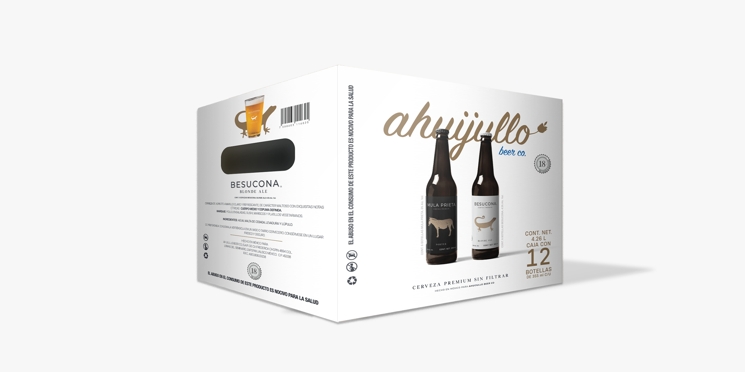 Francia Serrano Studio PortafolioCERVEZA ARTESANAL AHUIJULLO