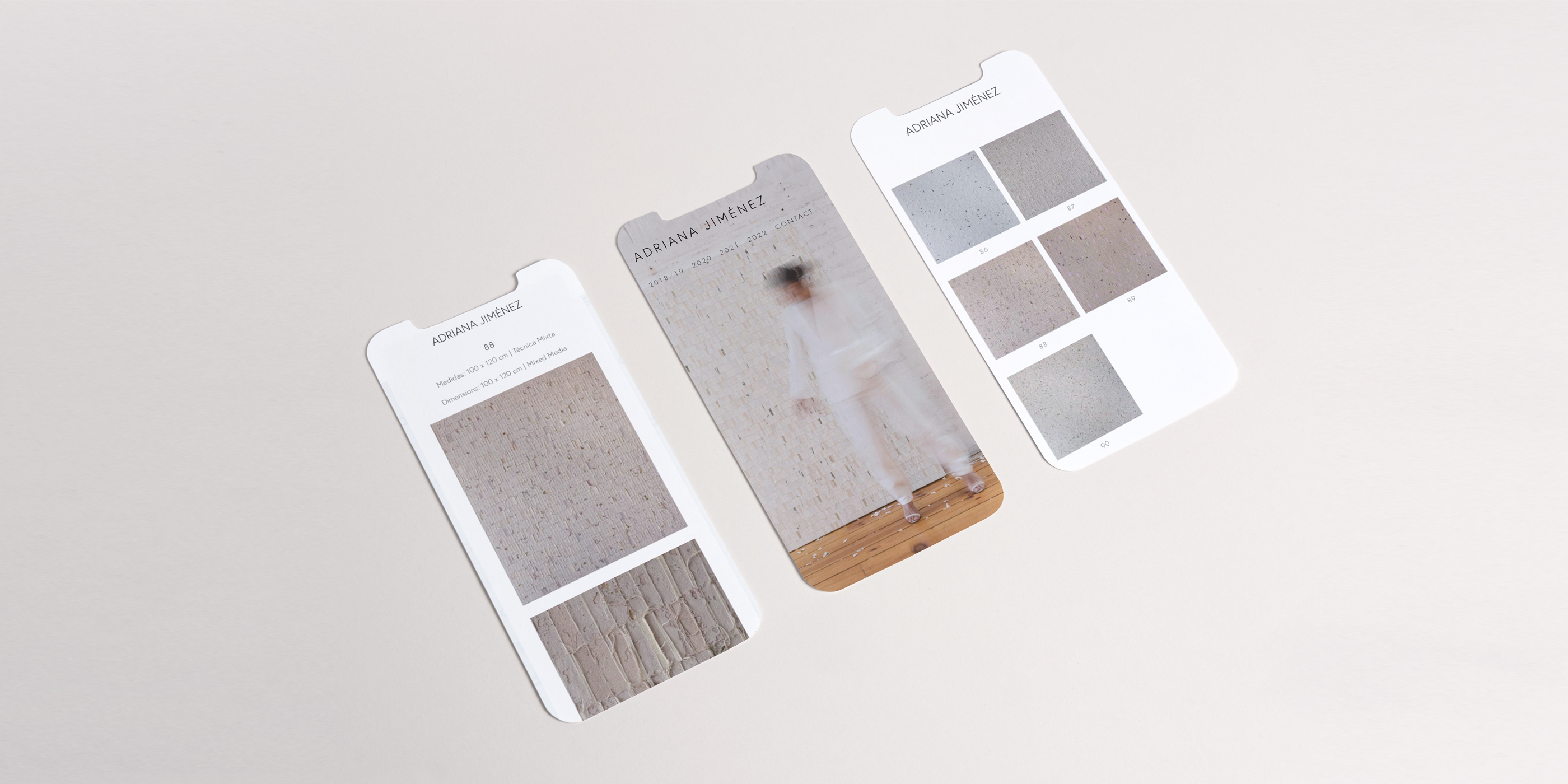 Francia Serrano Studio Portafolio Adriana Jimenez Artist